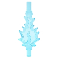 Lego plamen, průhledná světle modrá (35032b TRANS-LIGHT BLUE)